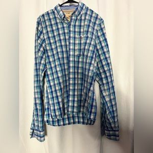 hollister mens flannel